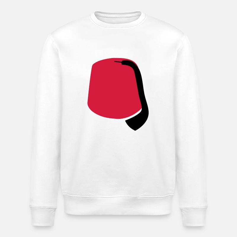 Fez - Stanley/Stella ROLLER Unisex Organic Sweatshirt - white