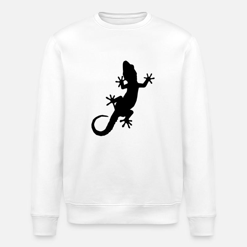 Gecko - Stanley/Stella Unisex Bio-Sweatshirt ROLLER - Weiß