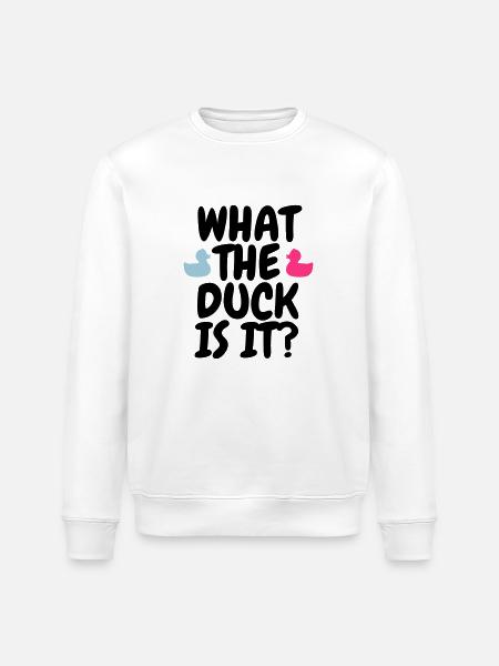 Gender Reveal Party - Stanley/Stella ROLLER Unisex Organic Sweatshirt - white