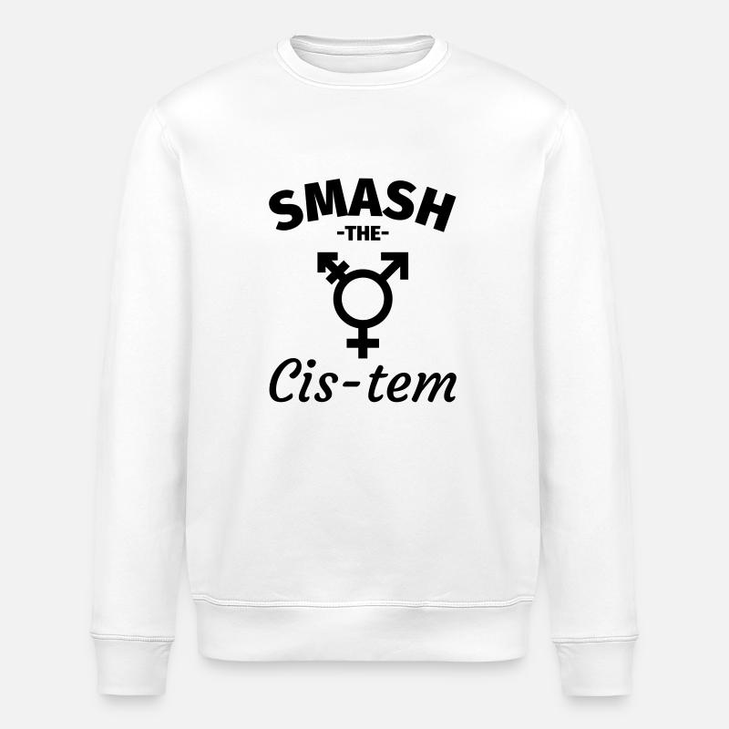 Transidentité / Transgenre - Sweat bio ROLLER Stanley/Stella Unisexe - blanc