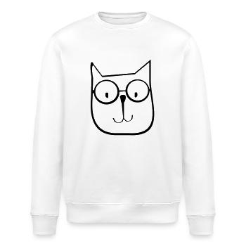 cat1 - Stanley/Stella Unisex Bio-Sweatshirt ROLLER - Weiß - Vorne - Nik (191cm)