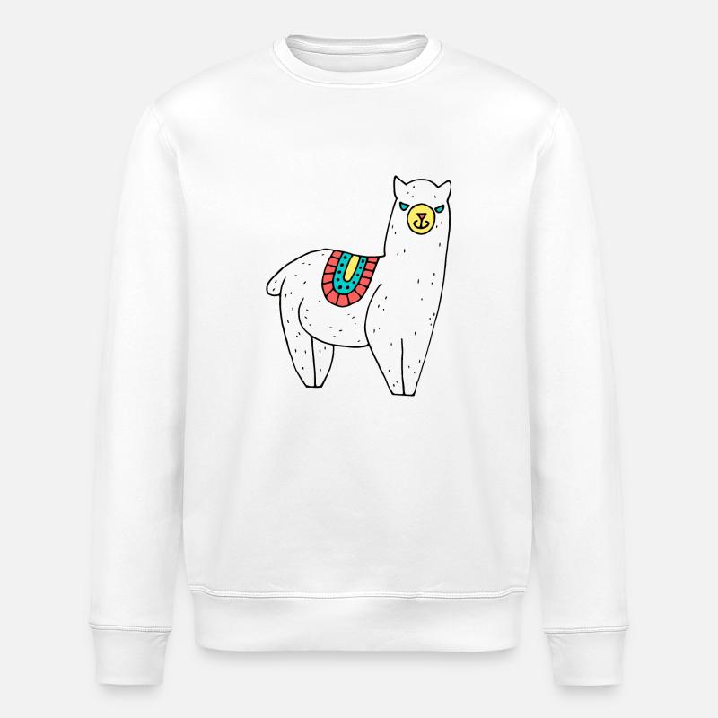 Alpaka - Stanley/Stella Unisex Bio-Sweatshirt ROLLER - Weiß