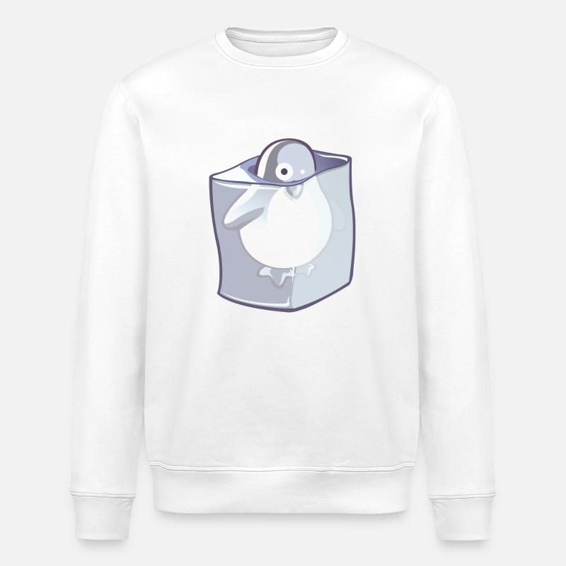 pingouin hyper - Sweat bio ROLLER Stanley/Stella Unisexe - blanc