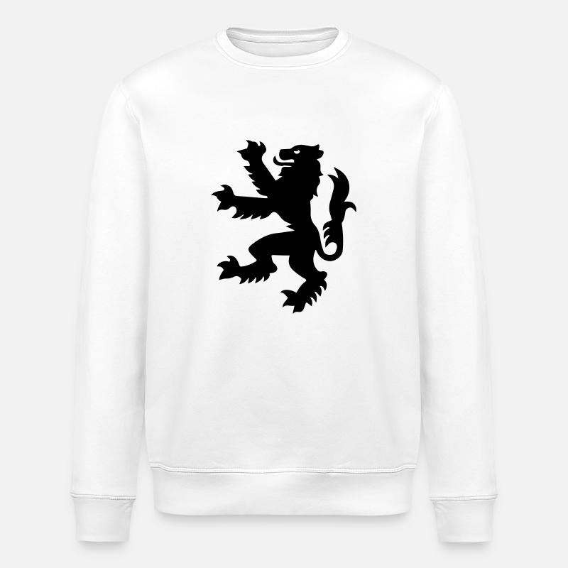 scottish lion - Stanley/Stella ROLLER Unisex Organic Sweatshirt - white