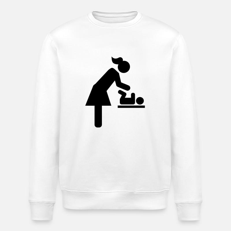 Bébé - Sweat bio ROLLER Stanley/Stella Unisexe - blanc