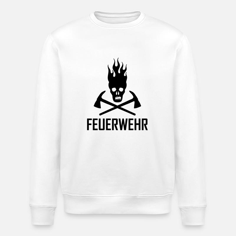 feuerwehr - Sweat bio ROLLER Stanley/Stella Unisexe - blanc