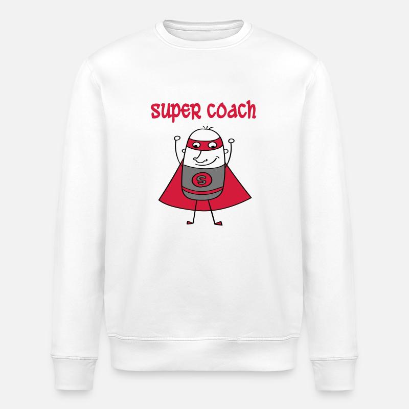 Super coach - Sweat bio ROLLER Stanley/Stella Unisexe - blanc