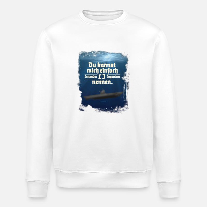 Leitender Ingenieur LI - Stanley/Stella Unisex Bio-Sweatshirt ROLLER - Weiß