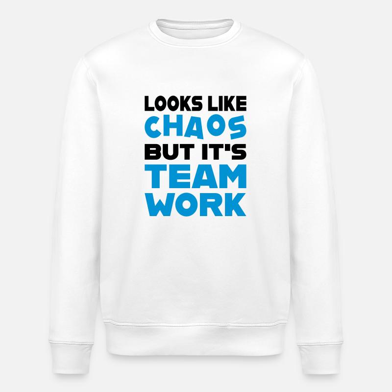 Travail d'équipe - Sweat bio ROLLER Stanley/Stella Unisexe - blanc