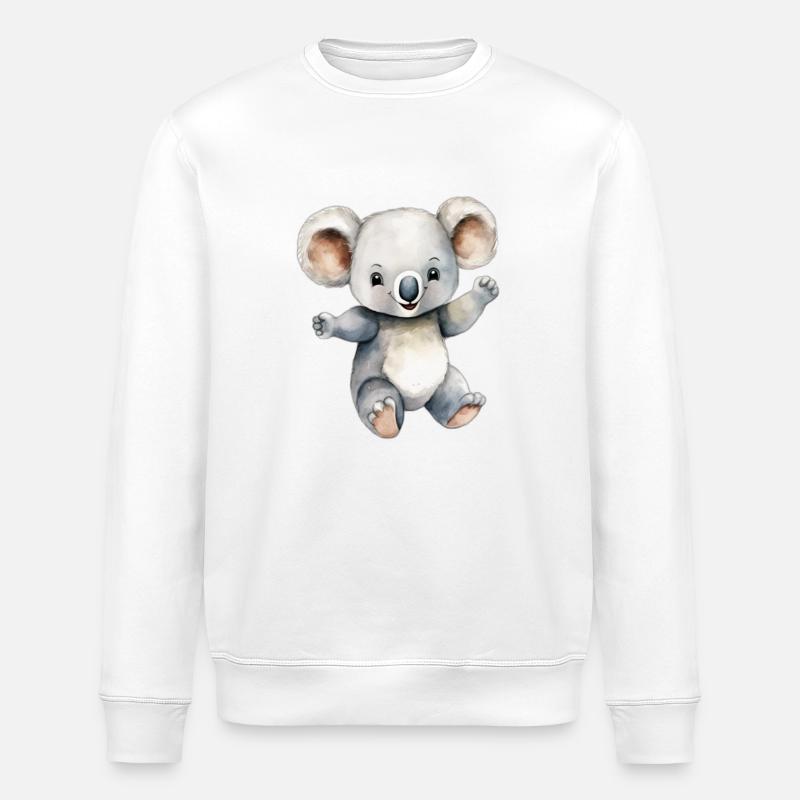 Koala Koala classe - Sweat bio ROLLER Stanley/Stella Unisexe - blanc