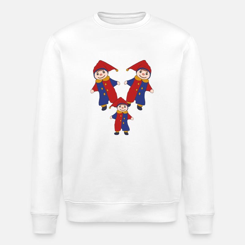 Punch et Judy Triple - Sweat bio ROLLER Stanley/Stella Unisexe - blanc