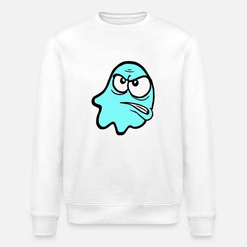 Knurri in türkis - Stanley/Stella Unisex Bio-Sweatshirt ROLLER - Weiß