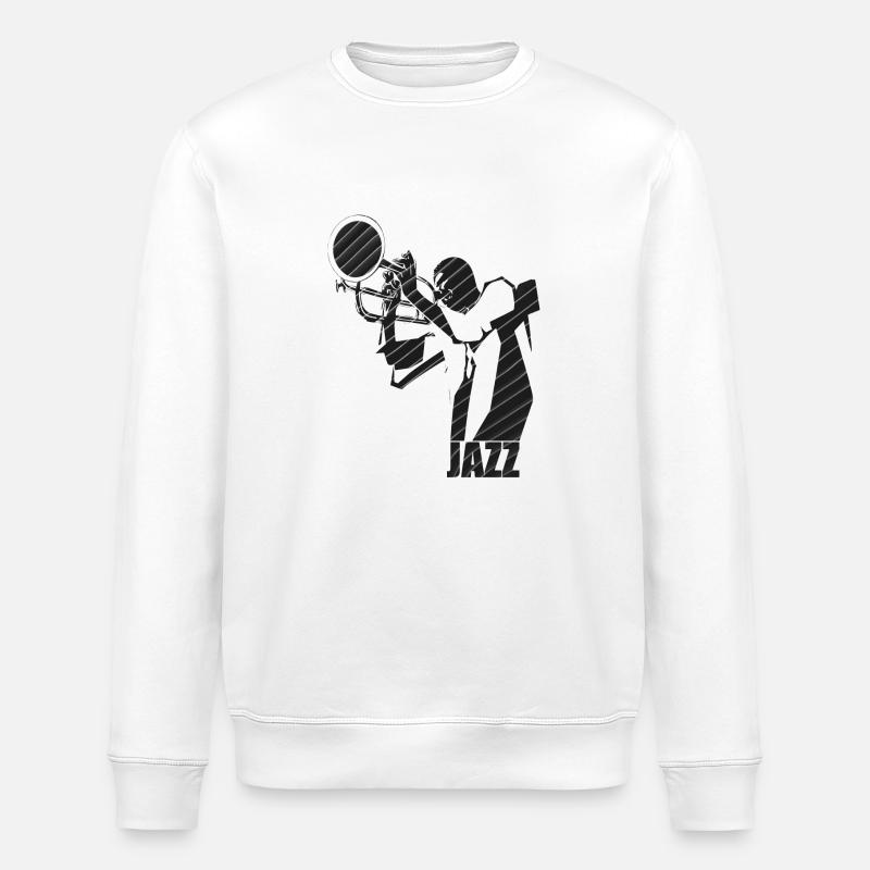 Zeitgenössischer Jazz - Stanley/Stella Unisex Bio-Sweatshirt ROLLER - Weiß