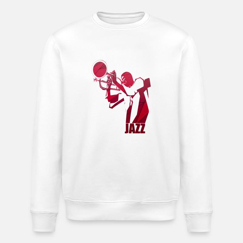 Zeitgenössischer Jazz - Stanley/Stella Unisex Bio-Sweatshirt ROLLER - Weiß