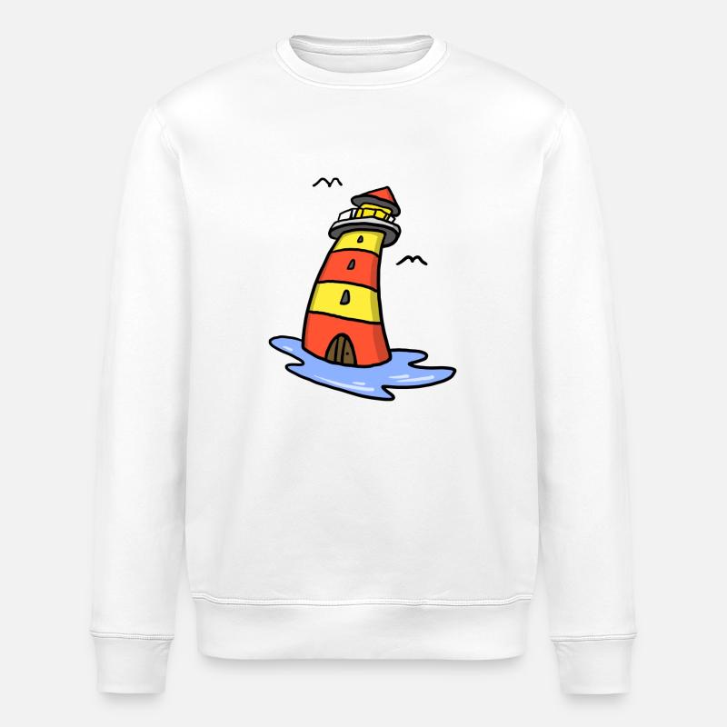 Leuchtturm - Stanley/Stella Unisex Bio-Sweatshirt ROLLER - Weiß