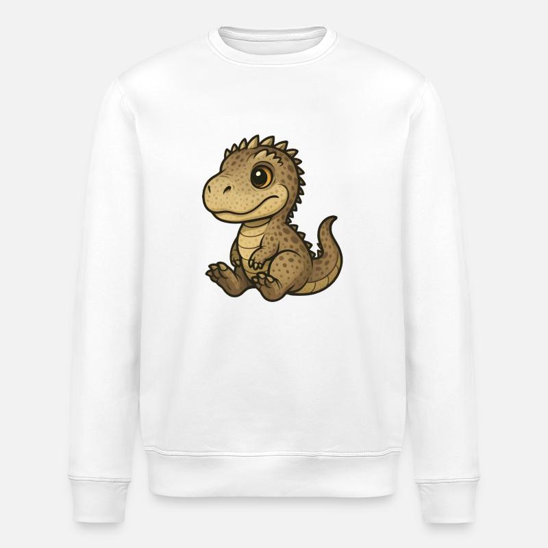 Carcha Chibi - Stanley/Stella Unisex Bio-Sweatshirt ROLLER - Weiß