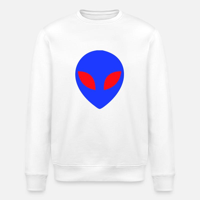 Alien - Stanley/Stella Unisex Bio-Sweatshirt ROLLER - Weiß