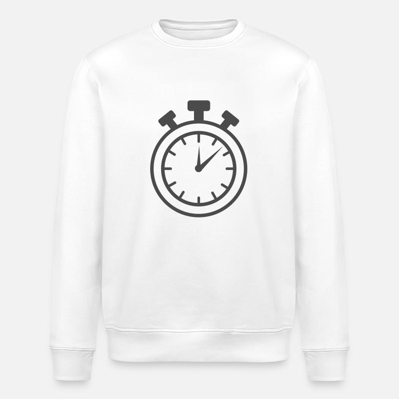 chrono - Sweat bio ROLLER Stanley/Stella Unisexe - blanc