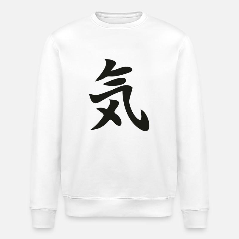 japan_energie - Stanley/Stella Unisex Bio-Sweatshirt ROLLER - Weiß