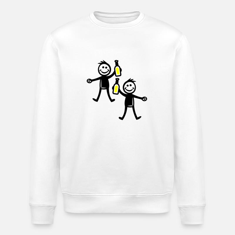 Trinken Flasche Bier - Stanley/Stella Unisex Bio-Sweatshirt ROLLER - Weiß