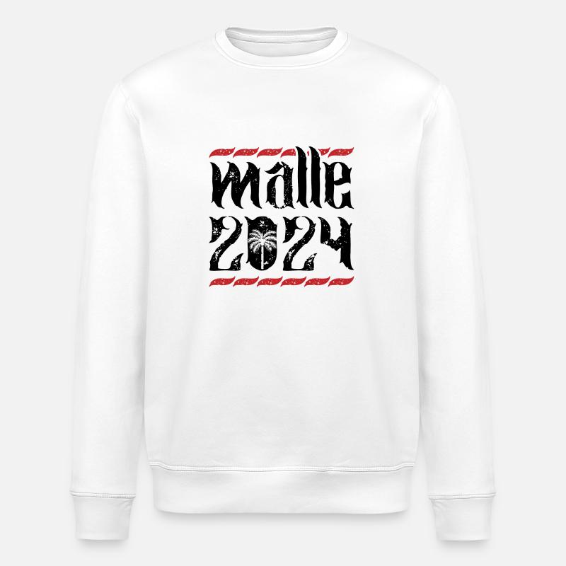 Malle 2024 - Stanley/Stella ROLLER Unisex Organic Sweatshirt - white