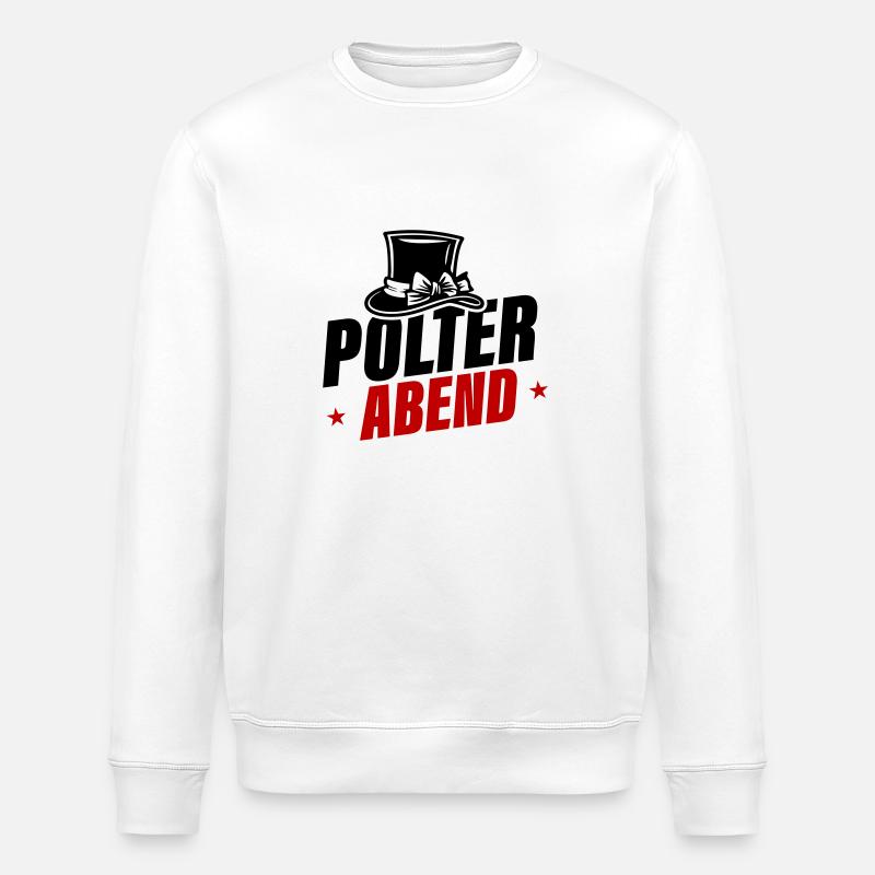Polterabend 2024 - Stanley/Stella Unisex Bio-Sweatshirt ROLLER - Weiß