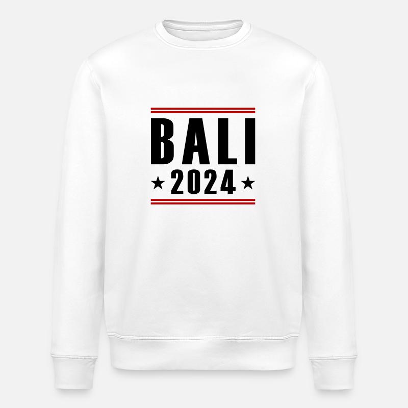 Bali 2024 - Sweat bio ROLLER Stanley/Stella Unisexe - blanc