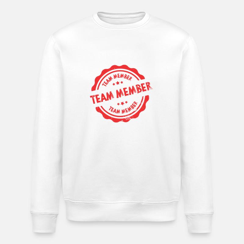 Timbre d’équipe - Sweat bio ROLLER Stanley/Stella Unisexe - blanc