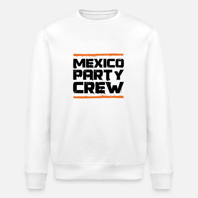 Mexiko Party Crew - Stanley/Stella Unisex Bio-Sweatshirt ROLLER - Weiß
