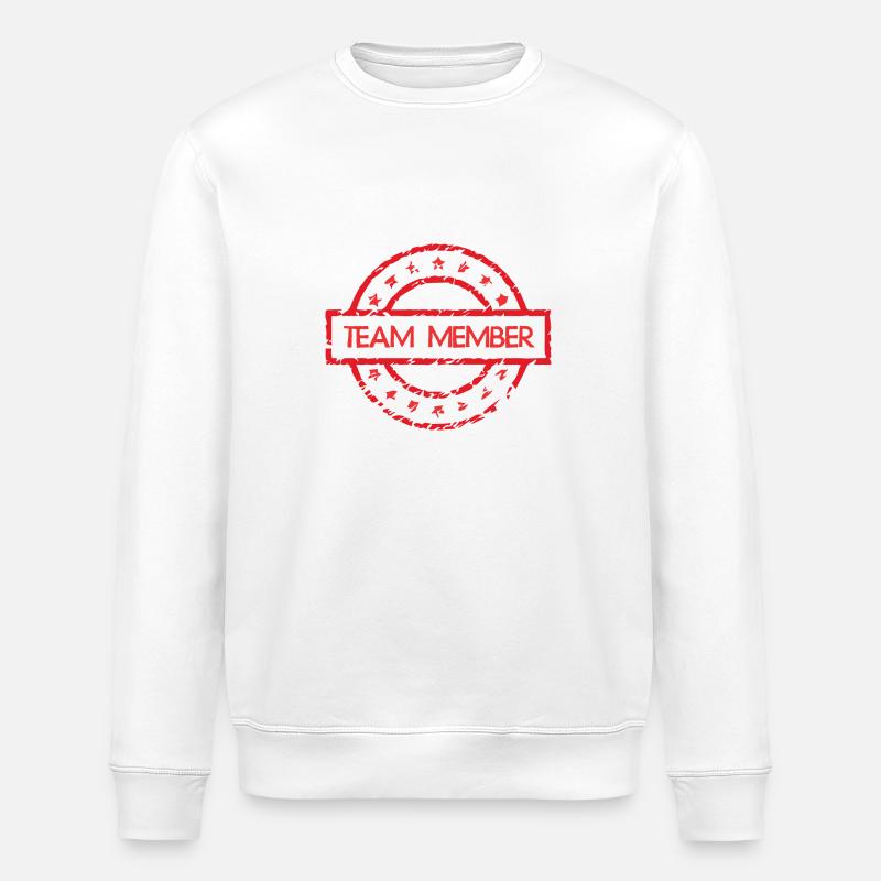 Team Mitglied - Stanley/Stella Unisex Bio-Sweatshirt ROLLER - Weiß