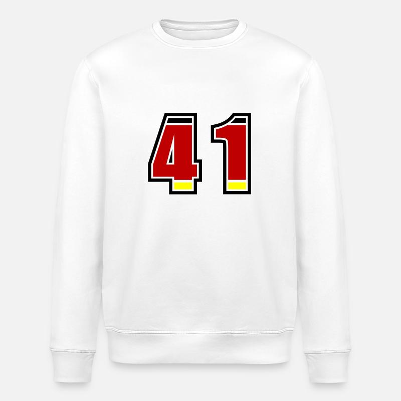 41 Numéro Allemagne Jersey - Sweat bio ROLLER Stanley/Stella Unisexe - blanc