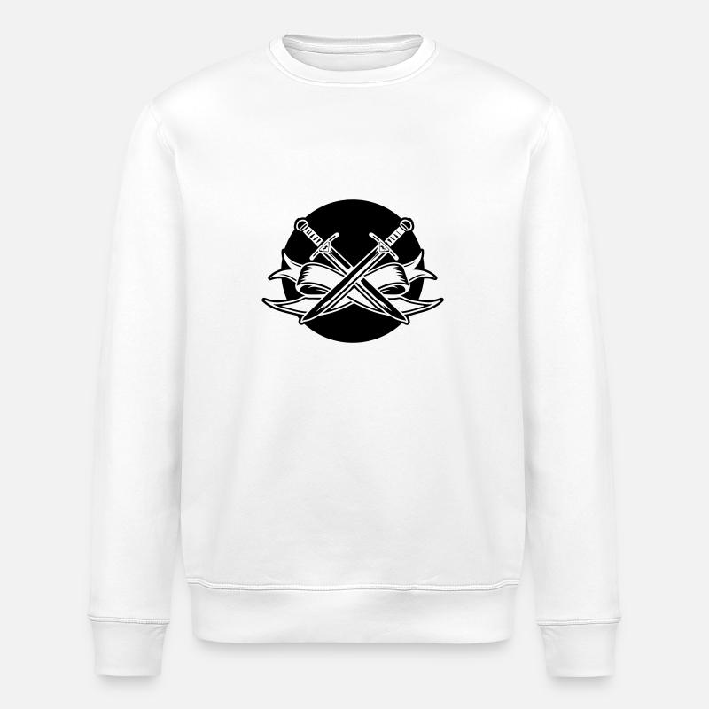 Symbole de l’épée - Sweat bio ROLLER Stanley/Stella Unisexe - blanc