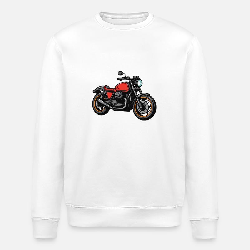 Motard Motard - Sweat bio ROLLER Stanley/Stella Unisexe - blanc