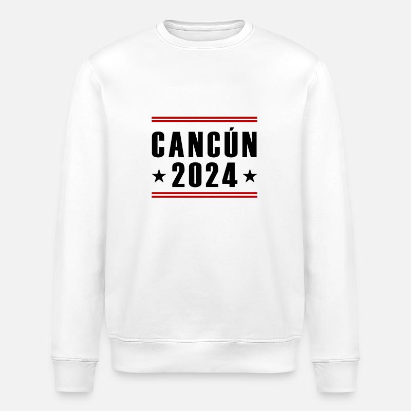 Cancun 2024 - Stanley/Stella Unisex Bio-Sweatshirt ROLLER - Weiß