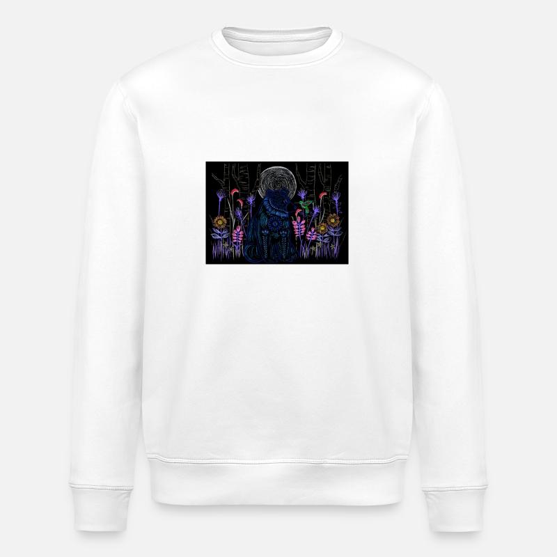 Geisterbär - Stanley/Stella Unisex Bio-Sweatshirt ROLLER - Weiß
