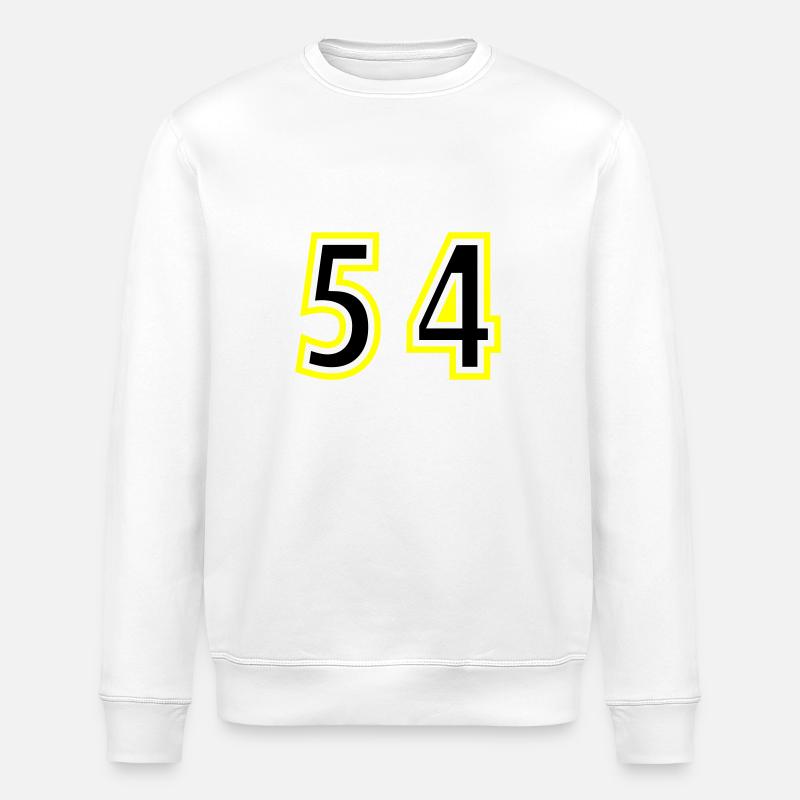 54 Nombre Collège - Sweat bio ROLLER Stanley/Stella Unisexe - blanc