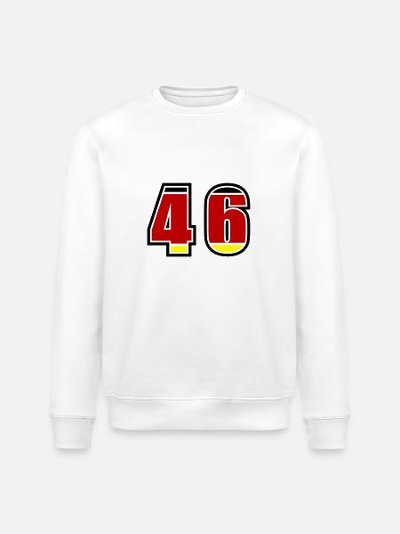 46 Number Germany Jersey - Stanley/Stella ROLLER Unisex Organic Sweatshirt - white