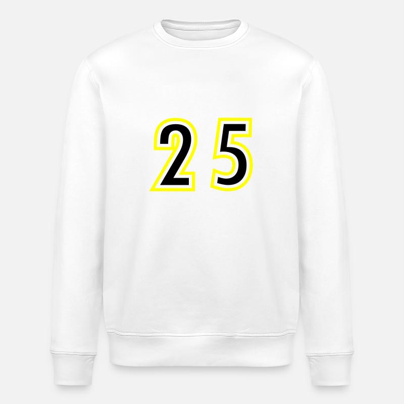 25 Nombre Collège - Sweat bio ROLLER Stanley/Stella Unisexe - blanc