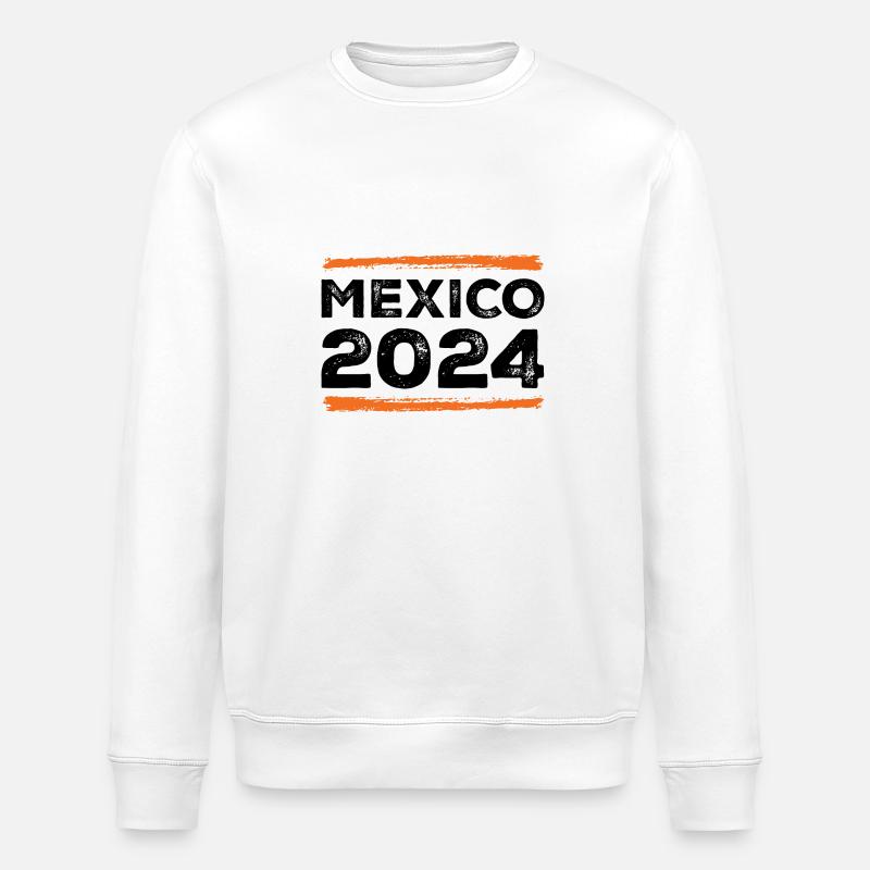Citation Mexique 2024 - Sweat bio ROLLER Stanley/Stella Unisexe - blanc
