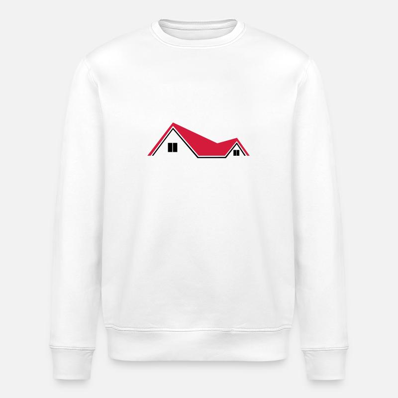 Haus - Stanley/Stella Unisex Bio-Sweatshirt ROLLER - Weiß