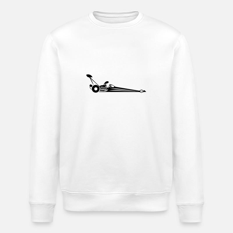 Race Dragster - Stanley/Stella Unisex Bio-Sweatshirt ROLLER - Weiß