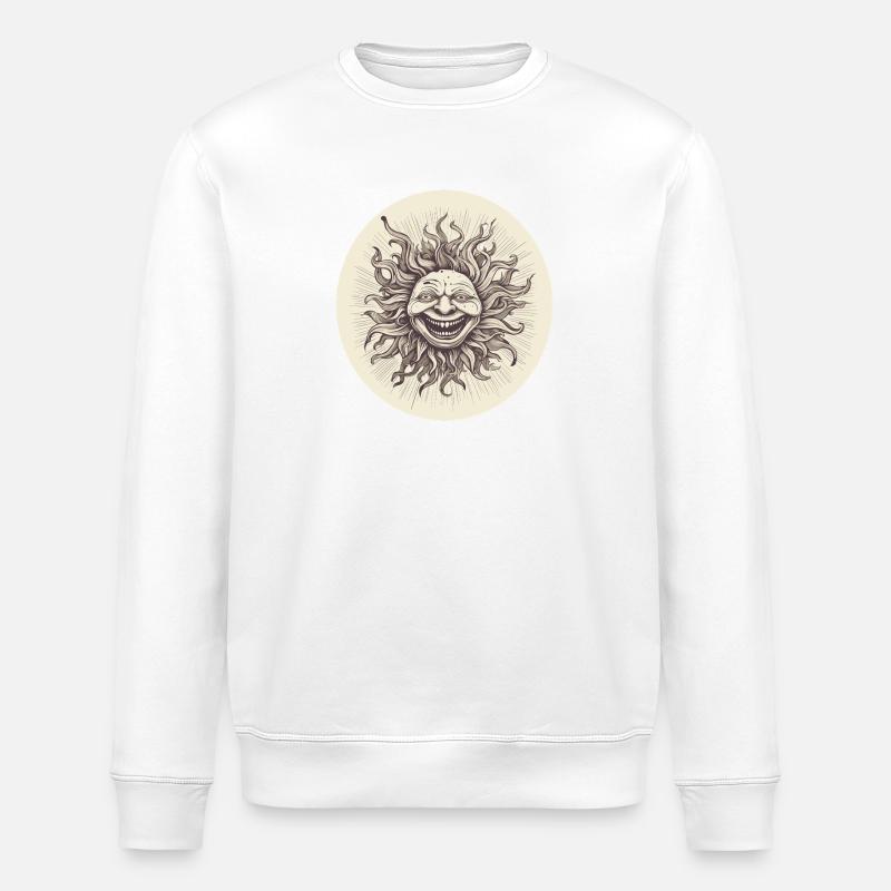 Sonne - Stanley/Stella Unisex Bio-Sweatshirt ROLLER - Weiß