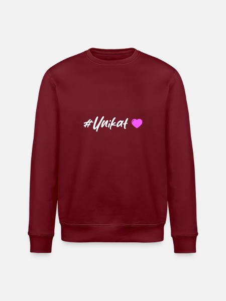 Unikat Herz - Stanley/Stella Unisex Bio-Sweatshirt ROLLER - Weiß