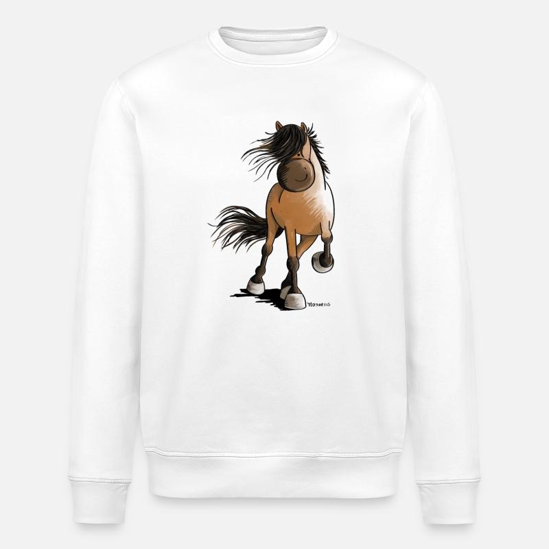 Stürmischer Isländer - Stanley/Stella Unisex Bio-Sweatshirt ROLLER - Weiß