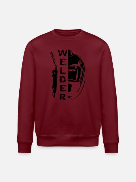 Welding Welder - Stanley/Stella ROLLER Unisex Organic Sweatshirt - white