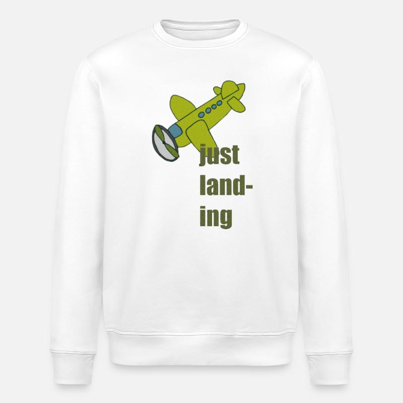 just landing - Stanley/Stella Unisex Bio-Sweatshirt ROLLER - Weiß