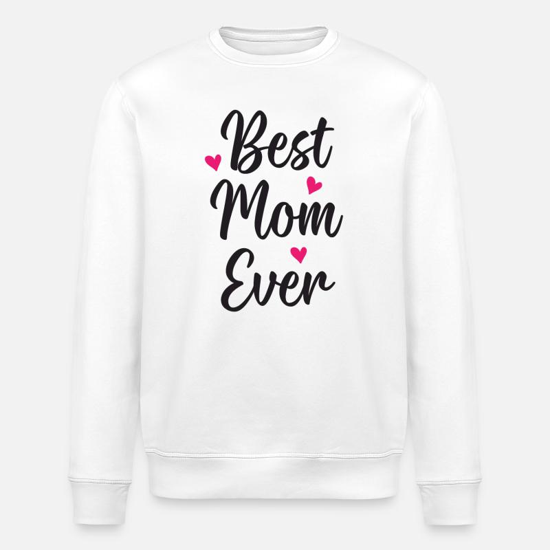 Beste Mutter aller Zeiten - Stanley/Stella Unisex Bio-Sweatshirt ROLLER - Weiß