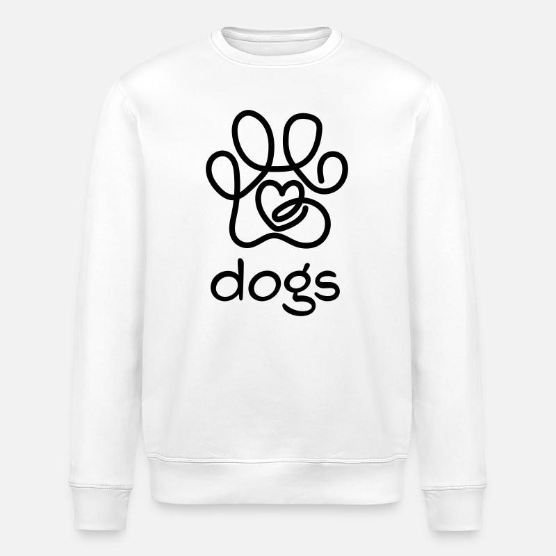 J’adore les chiens - Sweat bio ROLLER Stanley/Stella Unisexe - blanc