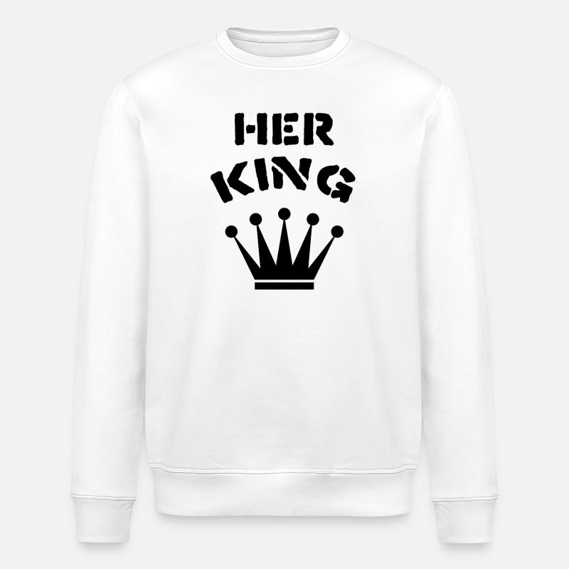 king - Sweat bio ROLLER Stanley/Stella Unisexe - blanc