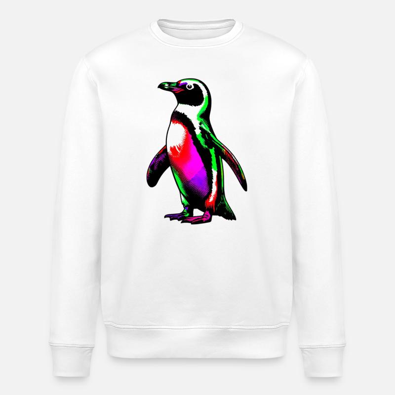 Penguin - Stanley/Stella ROLLER Unisex Organic Sweatshirt - white